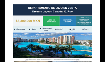 Foto de inmueble en Av La Rioja, 77535 Cancún, Q.R., Col. Dream Lagoons C.P. 77535, Benito Juárez