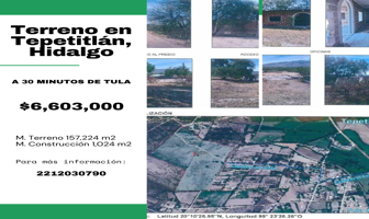 Foto de inmueble en Tepetitlan Hidalgo #5, Col. Tepetitlán Centro C.P. 42920, Tepetitlán