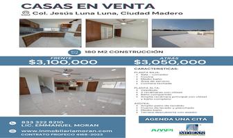 Foto de inmueble en  , Col. Jesús Luna Luna C.P. 89514, Ciudad Madero