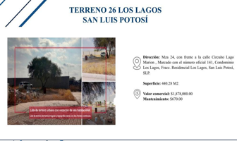 Foto de inmueble en Lago Danes #118, Col. Los Lagos C.P. 78397, San Luis Potosí