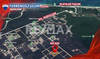 Foto de inmueble en mz 300 "850m2", Col. Tulum Centro C.P. 77760, Tulum