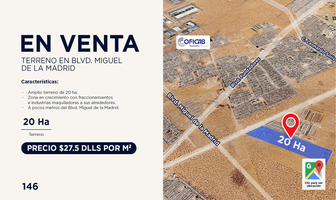 Foto de inmueble en Miguel de la Madrid, Col. Paraje de San José C.P. 32575, Juárez
