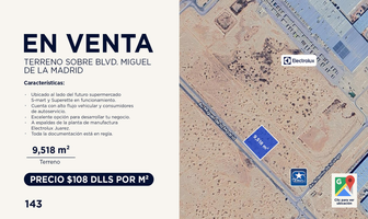 Foto de inmueble en Miguel de la Madrid, Col. Villas de Alcalá C.P. 32575, Juárez