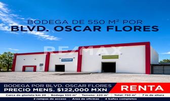 Foto de inmueble en Oscar flores, Col. Parque Industrial Aeropuerto C.P. 32695, Juárez