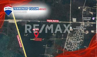 Foto de inmueble en REGION 11, MANZANA 971, Col. Tulum Centro C.P. 77760, Tulum
