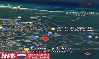 Foto de inmueble en REGION 15, 11, 10, 09, 08, 07, 05,, Col. Tulum Centro C.P. 77760, Tulum