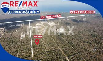 Foto de inmueble en REGIÓN 15 MZ 280 "523m2", Col. Tulum Centro C.P. 77760, Tulum