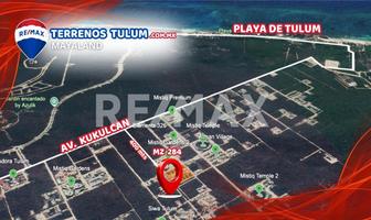 Foto de inmueble en REGIÓN 15 MZ 284 "828m2", Col. Tulum Centro C.P. 77760, Tulum