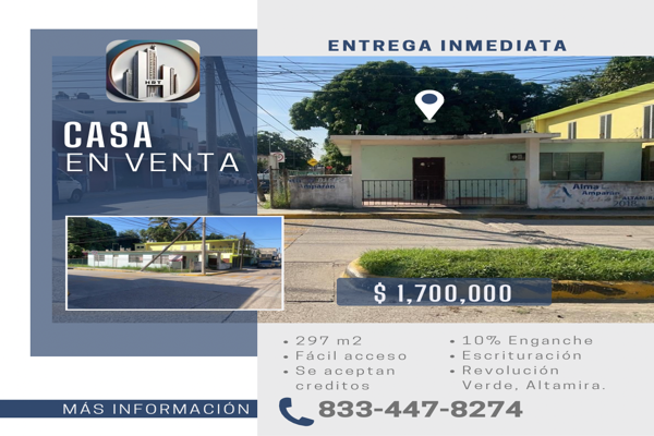 Foto de inmueble en Altamira, Col. Revolución Verde C.P. 89607, Altamira