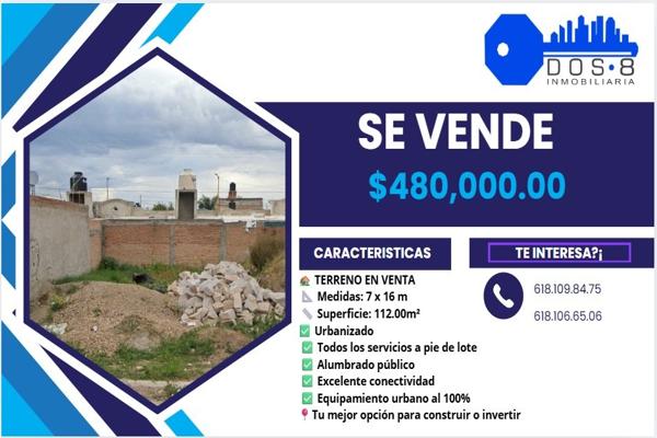 Foto de inmueble en SOL NACIENTE #LOTE, Col. Villas del Sol C.P. 34237, Durango