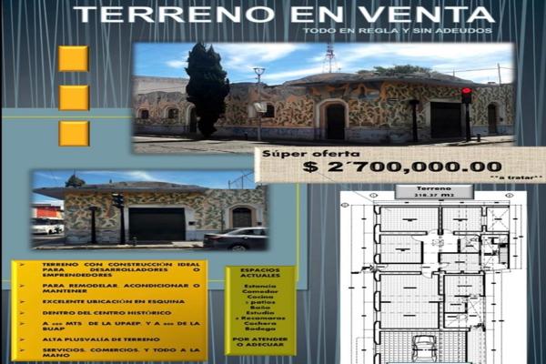Foto de inmueble en Centro histórico de Puebla, 72000 Heroica Puebla de Zaragoza, Pue., Col. Barrio de Santiago C.P. 72410, Puebla