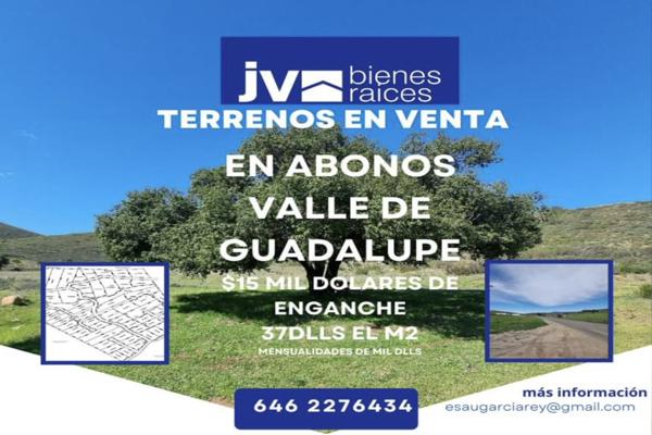 Foto de inmueble en Carrete Francisco Zarco- el tigre, Col. Francisco Zarco (Valle de Guadalupe) C.P. 22750, Ensenada