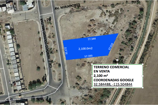 Foto de inmueble en Calz Heorico Colegio Militar, Col. Hacienda de las Torres C.P. 21327, Mexicali