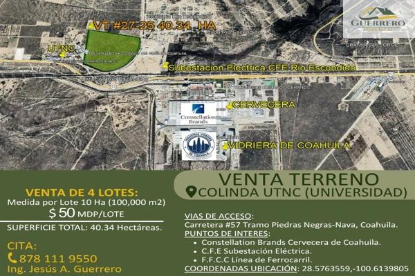 Foto de inmueble en CARRETERA 57 TRAMO PIEDRAS NEGRAS-NAVA COAHUILA  #s/n, Col. Estación Río Escondido C.P. 26180, Nava