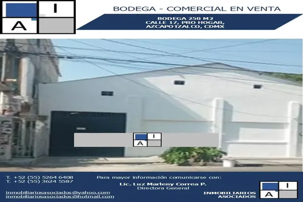 Foto de inmueble en 17, Col. Pro-Hogar C.P. 02600, Azcapotzalco