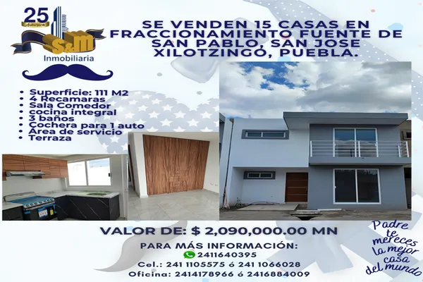 Foto de inmueble en 18 Sur #10315, Col. INFONAVIT San José Xilotzingo C.P. 72593, Puebla