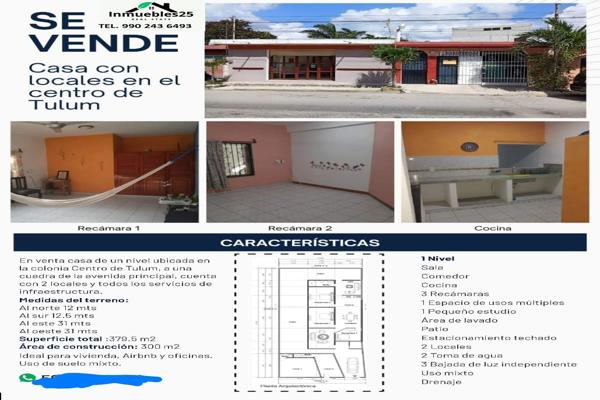 Foto de inmueble en Calle Polar Poniente, Col. Villas Huracanes C.P. 77760, Tulum