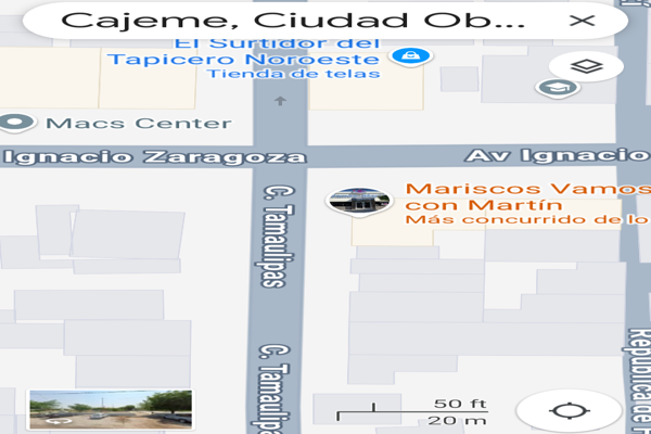 Foto de inmueble en Tamaulipas y Zaragoza  #s/n, Col. Ciudad Obregón Centro C.P. 85000, Cajeme