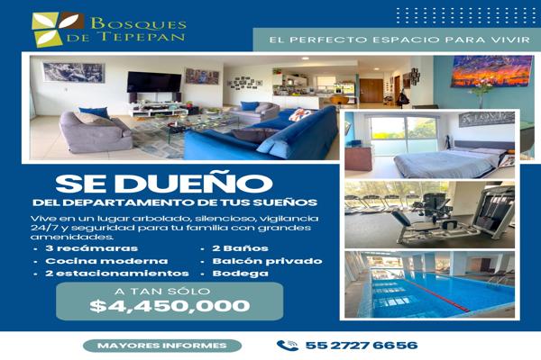 Foto de inmueble en Mirador 18 #18Int. p310, Col. Fuentes de Tepepan C.P. 14643, Tlalpan