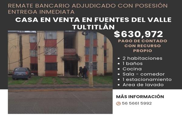 Foto de inmueble en Fuente de Cervantes, Fuentes del Valle, 54910 Fuentes del Valle, Méx., Col. Fuentes del Valle C.P. 54910, Tultitlán