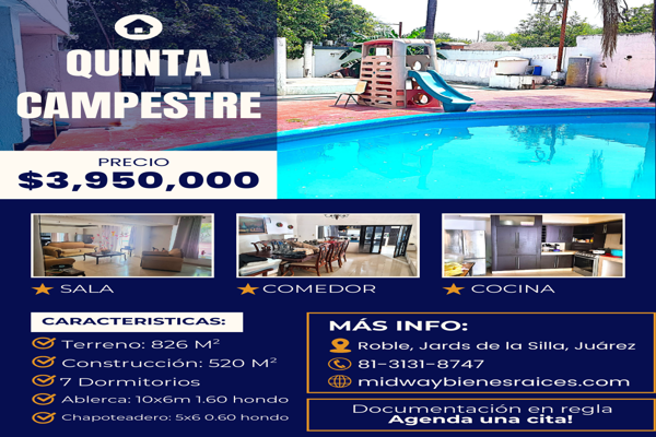 Foto de inmueble en Roble #735Int. 735, Col. Jardines de La Silla C.P. 67286, Juárez