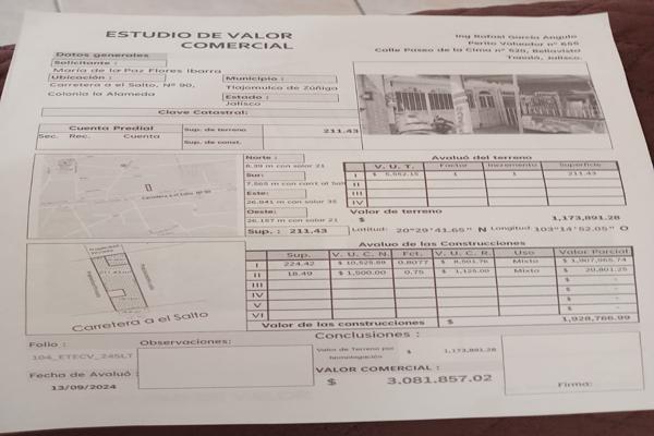 Foto de inmueble en Calle Justo Sierra 9 #9, Col. Villas de Guadalupe C.P. 45685, El Salto