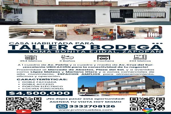Foto de inmueble en Cerro de Cuautla #683, Col. Loma Bonita Ejidal C.P. 45085, Zapopan