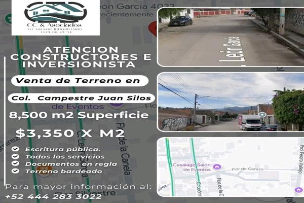 Foto de inmueble en Juan silos, Col. Campestre Juan Silos C.P. 78365, San Luis Potosí