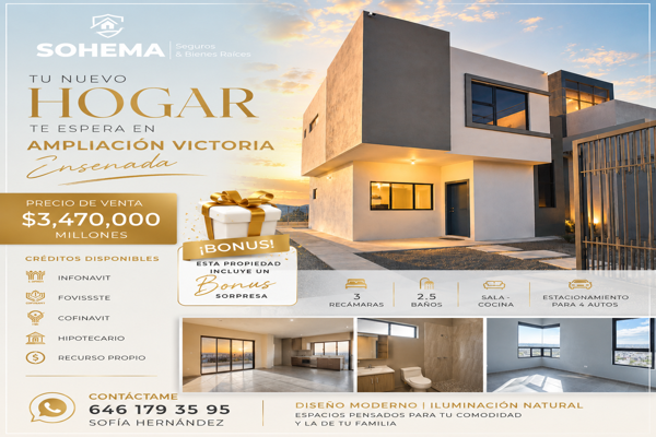 Foto de inmueble en Ensenada, Baja California, Col. Ampliación Gómez Morín C.P. 22842, Ensenada