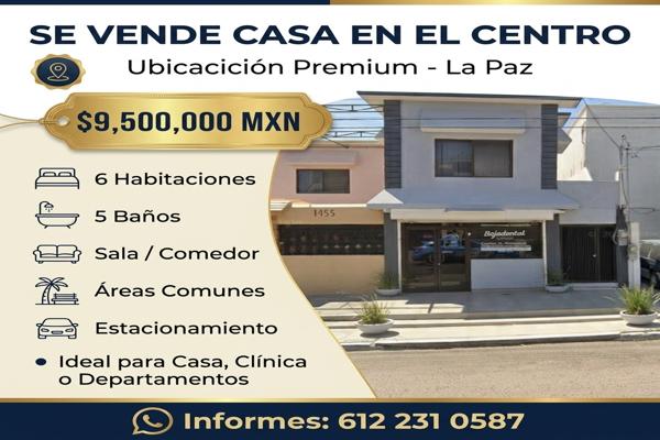Foto de inmueble en Guillermo Prieto 1455,la paz bcs #1455, Col. Zona Central C.P. 23000, La Paz