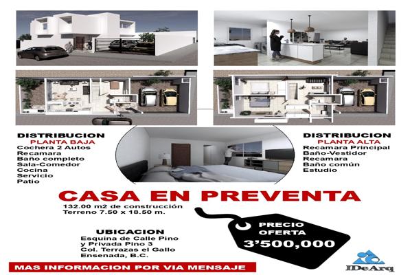 Foto de inmueble en Pino, Col. Terrazas el Gallo C.P. 22850, Ensenada