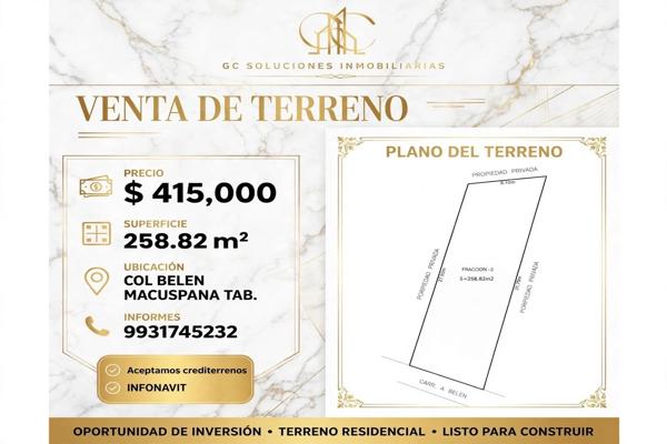 Foto de inmueble en Belen, 86700 Macuspana, Tab., Col. Belén C.P. 86711, Macuspana