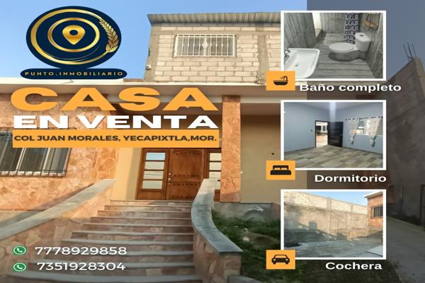 Foto de inmueble en Juan Morales #s/n, Col. Yecapixtla C.P. 62820, Yecapixtla