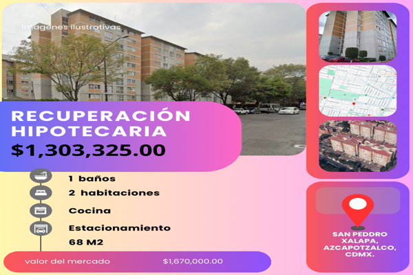 Foto de inmueble en CALZADA RENACIMIENTO, Col. San Pedro Xalpa C.P. 02710, Azcapotzalco