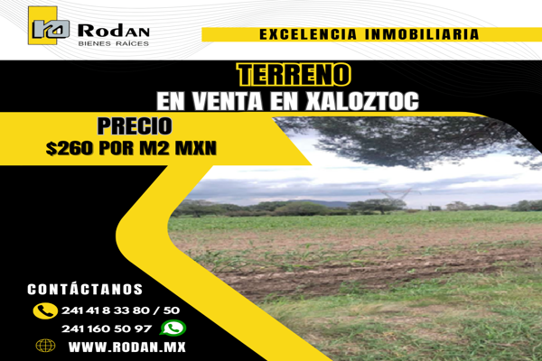 Foto de inmueble en Camino a San Andres Ahuashuatepec-Xaloztoc, Col. Meyalco C.P. 90490, Tzompantepec