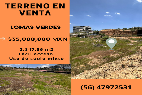 Foto de inmueble en Lomas Verdes, Naucalpan de Juárez, Méx. #s/n, Col. Lomas Verdes 6a Sección C.P. 53126, Naucalpan de Juárez