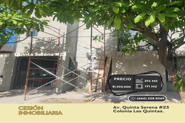 Foto de inmueble en Quinta Serena 23 #23, Col. Las Quintas C.P. 83240, Hermosillo