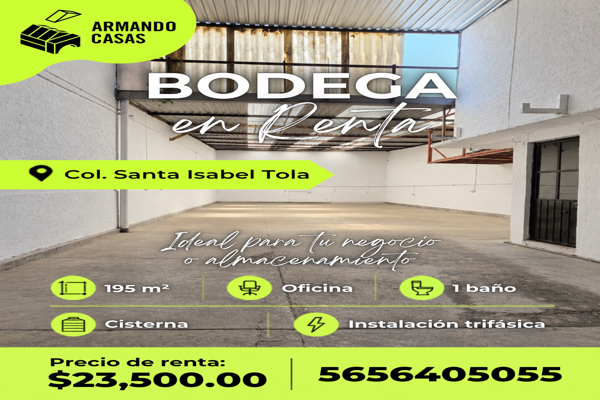 Foto de inmueble en Santa Isabel Tola, Gustavo A. Madero, 07010 Ciudad de México, CDMX, Col. Santa Isabel Tola C.P. 07010, Gustavo A. Madero