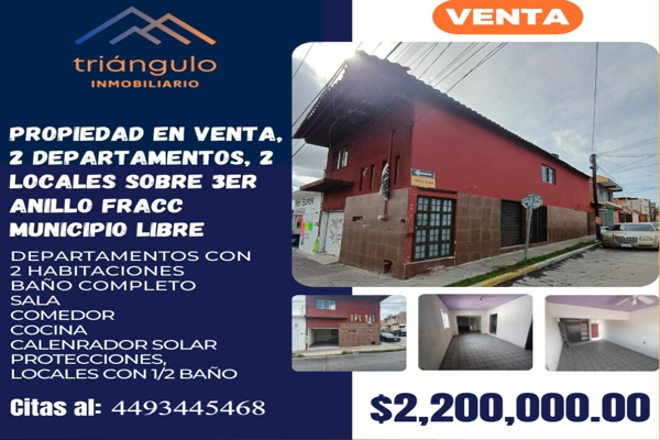 Foto de inmueble en Avenida Siglo XXI #136, Col. Municipio Libre C.P. 20199, Aguascalientes
