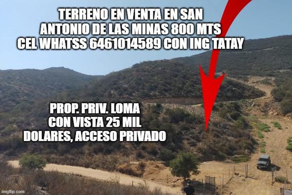 Foto de inmueble en 22766 Villa de Juárez, B.C., Col. San Antonio de Las Minas C.P. 22766, Ensenada