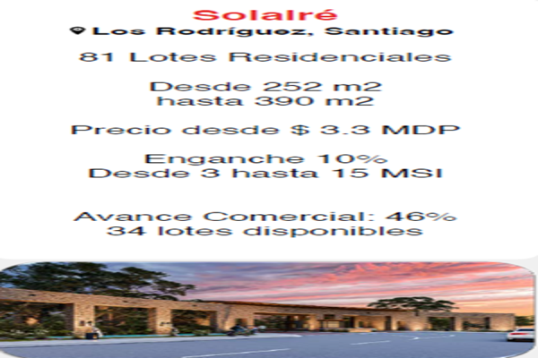 Foto de inmueble en Santiago, N.L., Col. Los Rodriguez C.P. 67300, Santiago