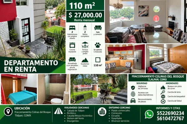 Foto de inmueble en Sin nombre de calle, Col. Colinas del Bosque C.P. 14608, Tlalpan