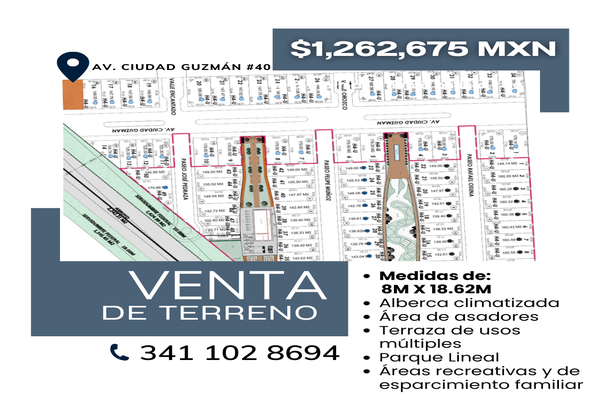 Foto de inmueble en  Paseo México 68. Av., con, Calle Galeana, Ciudad Guzmán, Jalisco, México, Col. Ciudad Guzmán Centro C.P. 49000, Zapotlán el Grande