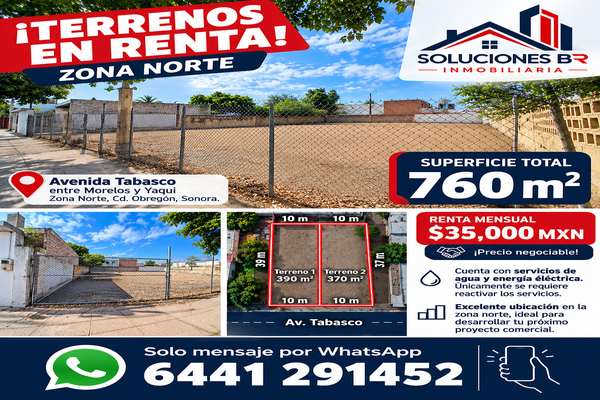 Foto de inmueble en Tabasco, Col. Zona Norte C.P. 85040, Cajeme