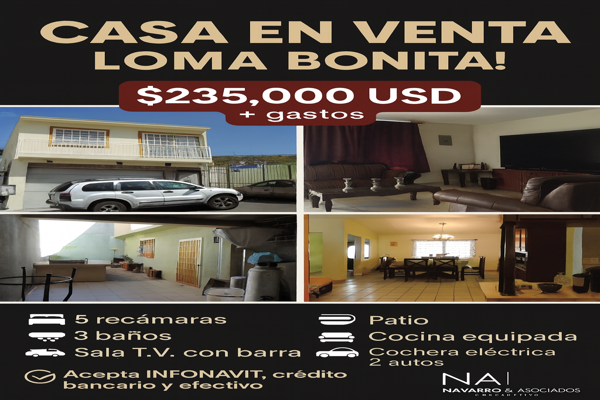 Foto de inmueble en MONTE TRES PICOS #s/n, Col. Loma Bonita Norte C.P. 22604, Tijuana