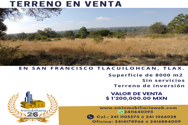Foto de inmueble en Priv. La Palma #1, Col. San Francisco Tlacuilohcan C.P. 90450, Yauhquemehcan