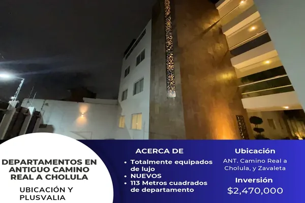 Foto de inmueble en Antiguo camino #4112, Col. Ex-Hacienda Concepción Morillotla C.P. 72825, San Andrés Cholula