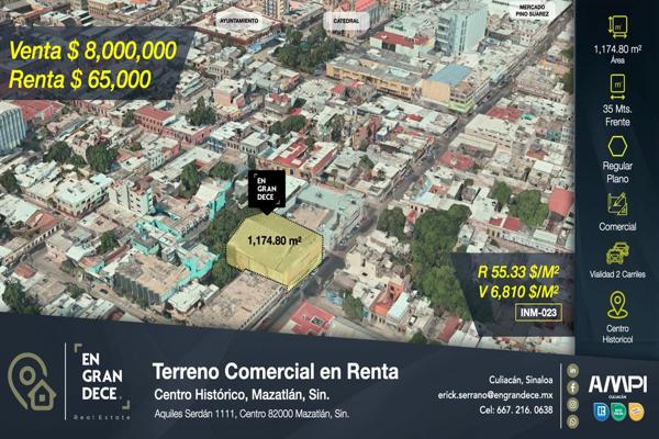 Foto de inmueble en Aquiles Serdán #1111, Col. Centro C.P. 82000, Mazatlán