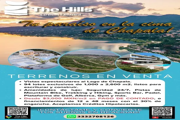 Foto de inmueble en Av. Las Fuentes #1, Col. Chantepec (El Chante) C.P. 45825, Jocotepec