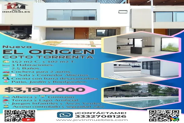 Foto de inmueble en Av. Paseo del Origen #500, Col. El Origen C.P. 45645, Tlajomulco de Zúñiga